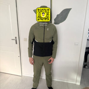 On Cloud Groen Trainingspak Met Capuchon